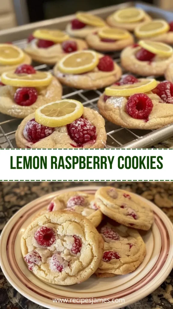 Lemon Raspberry Cookies Easy Soft Cookie Recipe 2 Lemon Raspberry Cookies