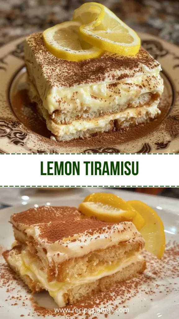 Lemon Tiramisu Easy No Bake Dessert Recipe 2 Lemon Tiramisu
