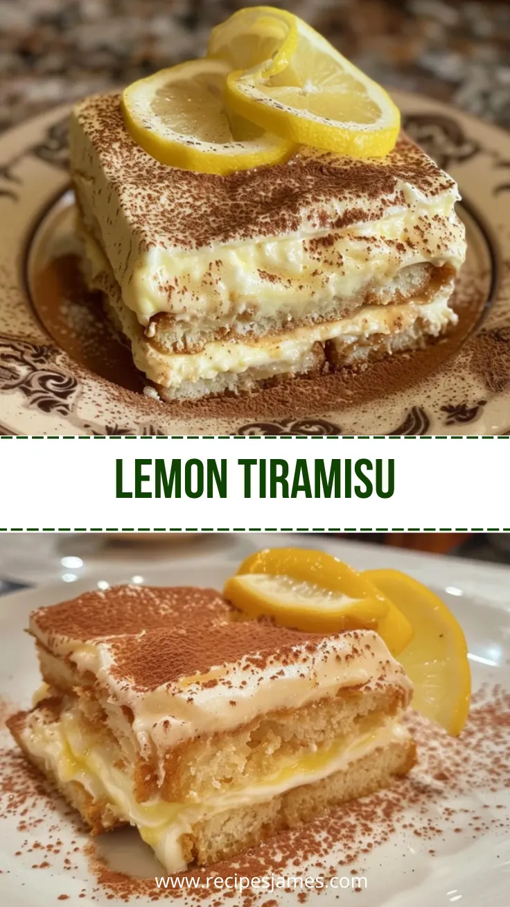 Home 48 Lemon Tiramisu Easy No Bake Dessert Recipe