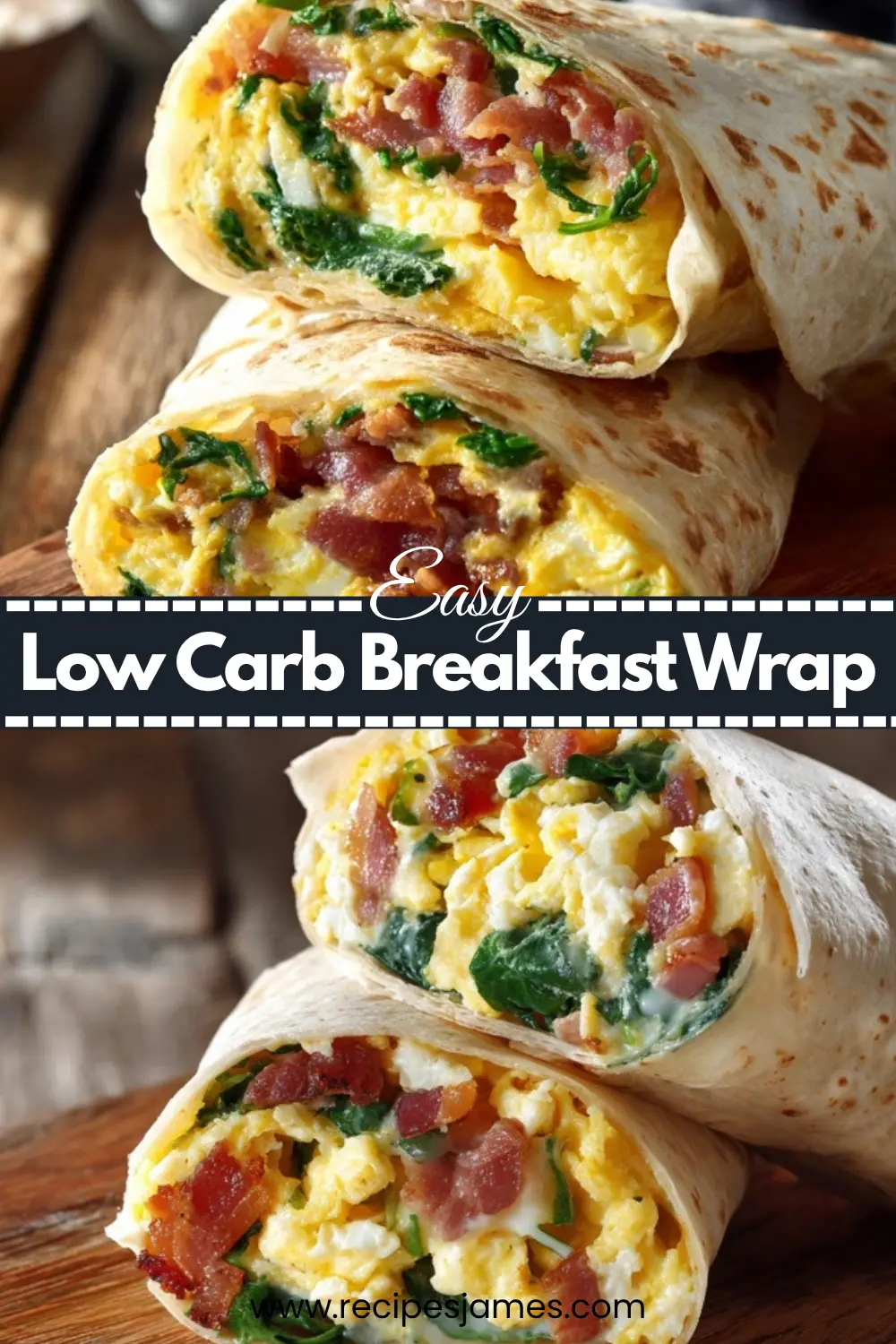 Easy Low Carb Breakfast Wrap (High Protein and Quick)