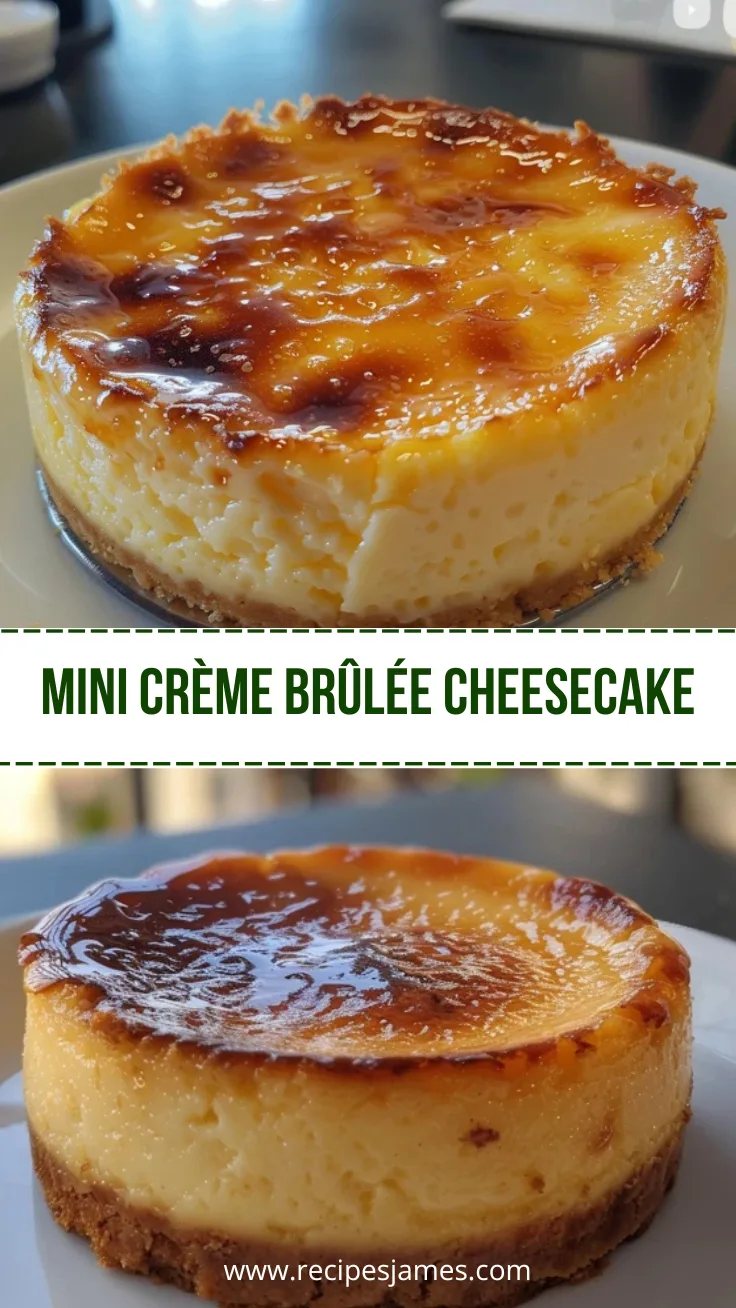 Home 42 Mini Crème Brûlée Cheesecake Easy Elegant Dessert