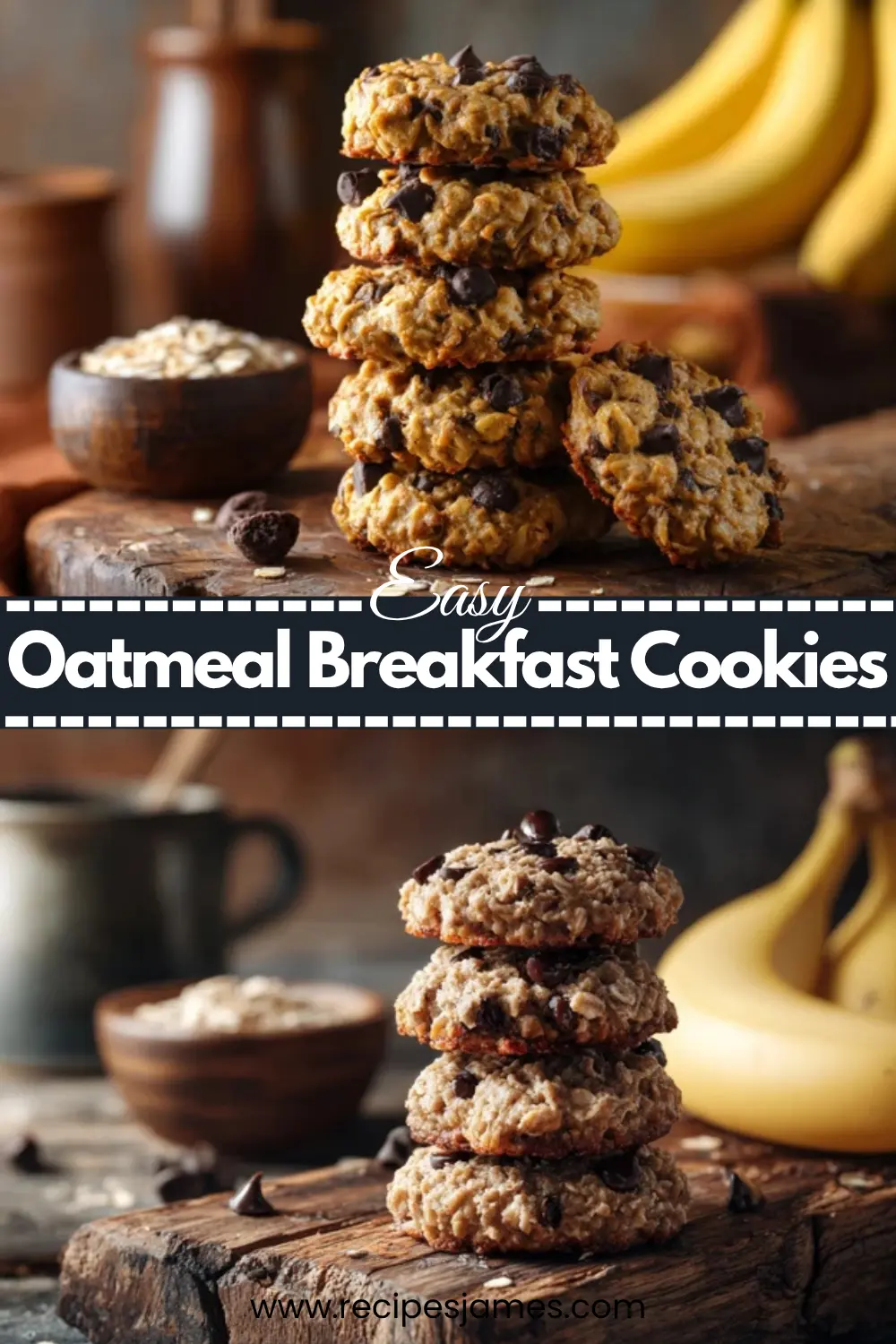 Home 50 Healthy Oatmeal Breakfast Cookies | Soft and Chewy