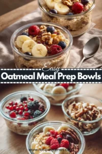 Oatmeal Meal Prep Bowls