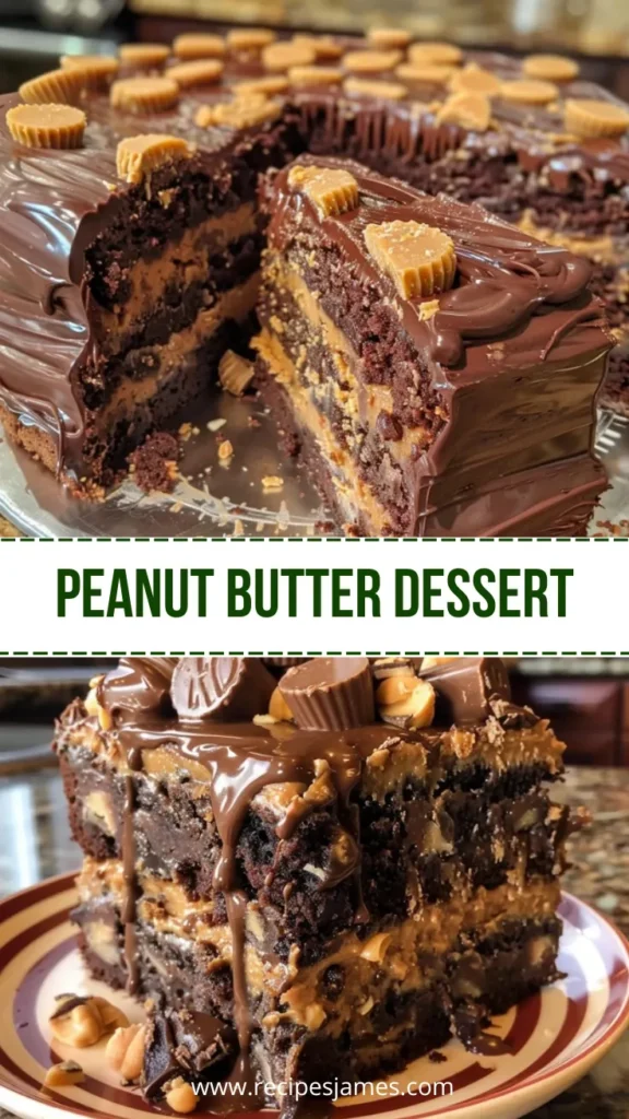Reese’s Earthquake Cake Easy Chocolate Peanut Butter Dessert 2 Peanut Butter Dessert