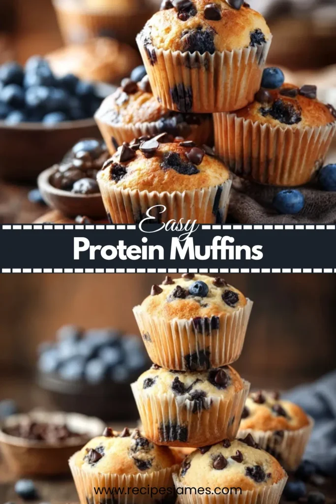 Protein Muffins Recipe | High Protein, Soft, and Moist 2 Protein Muffins Recipe | High Protein, Soft, and Moist