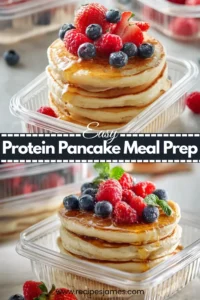 Protein Pancake Meal Prep