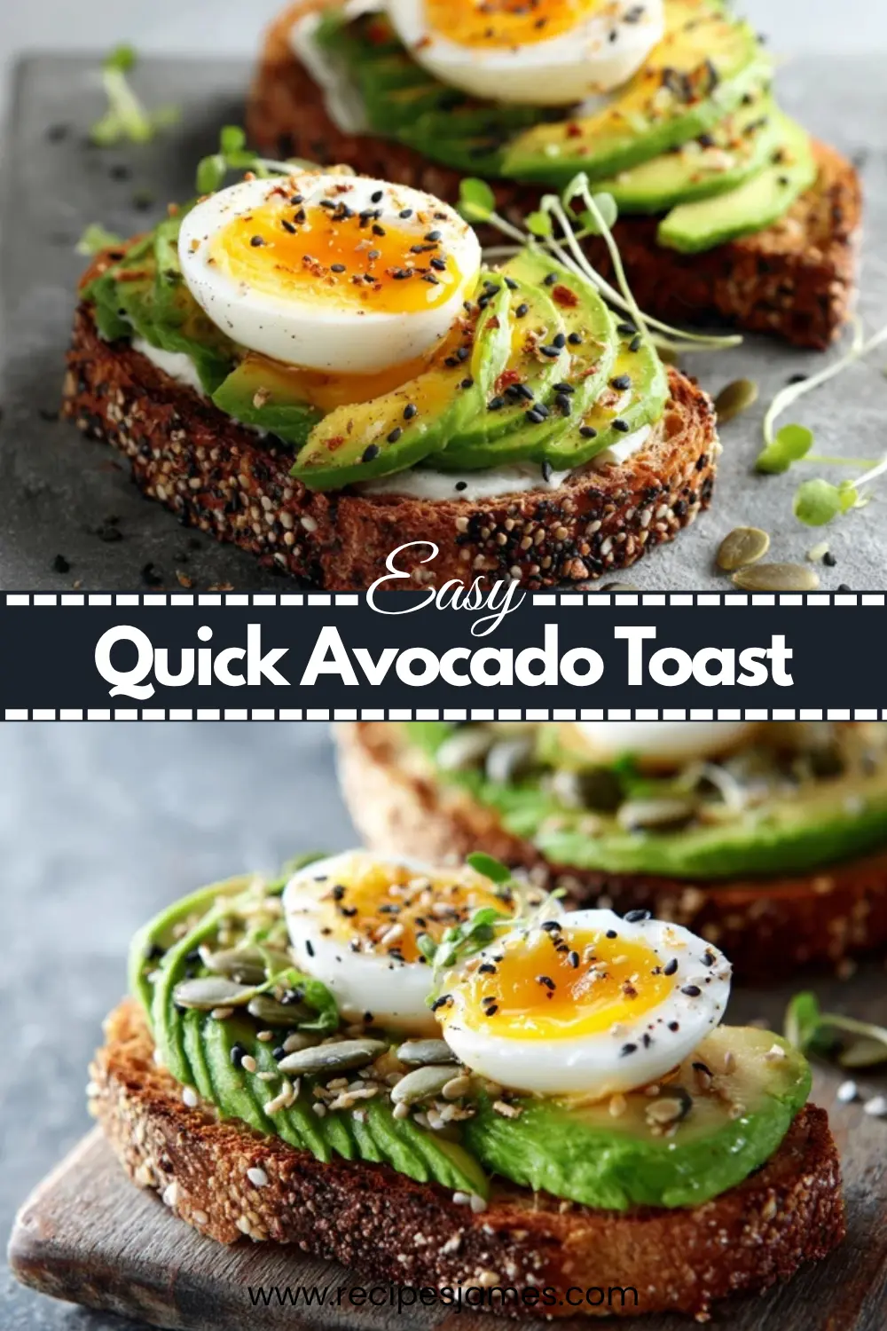 Quick Avocado Toast Easy Healthy Breakfast Recipe
