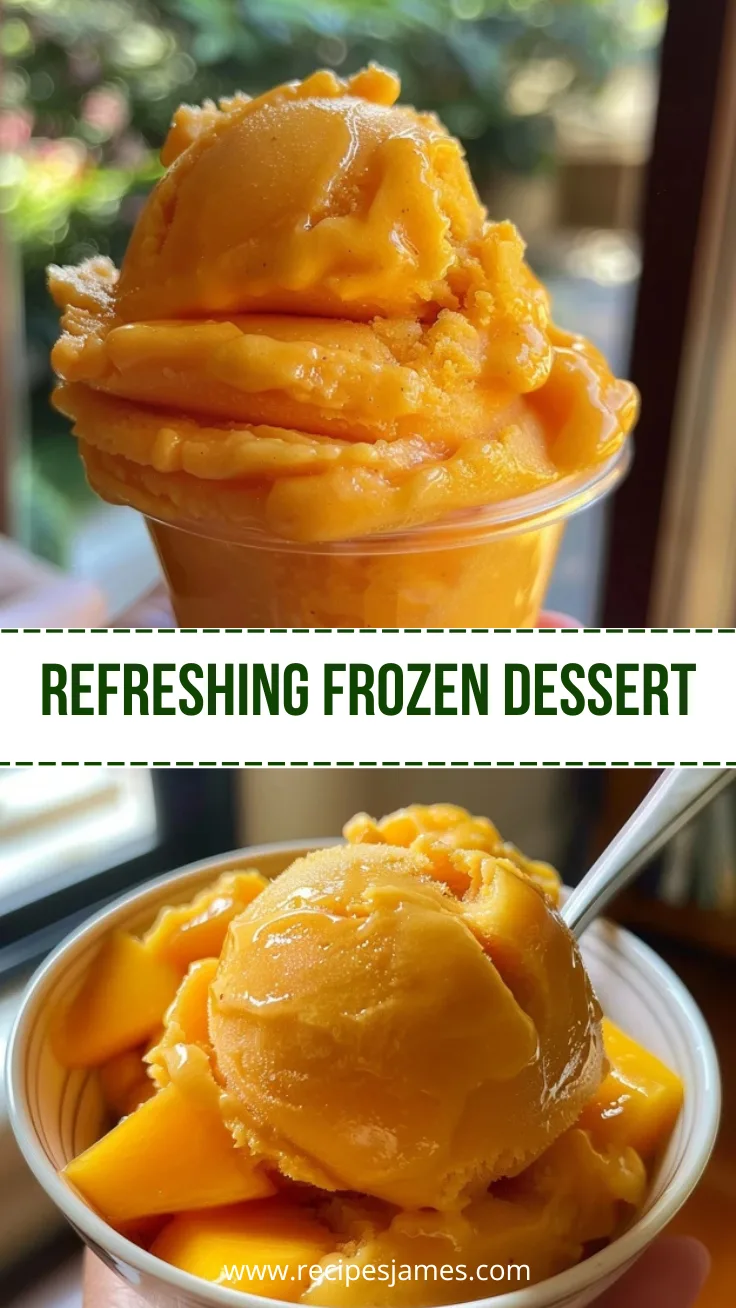 Home 30 Mango Strawberry Sorbet Easy Healthy Dessert