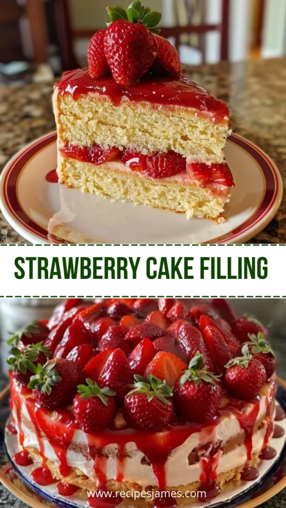 Perfect Strawberry Filling for Cake Thick and Glossy 2 Strawberry Cake Filling