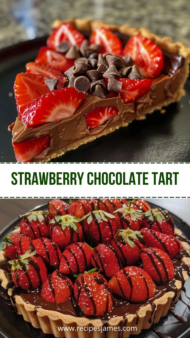 Home 41 Strawberry Chocolate Tart Easy No Bake Dessert