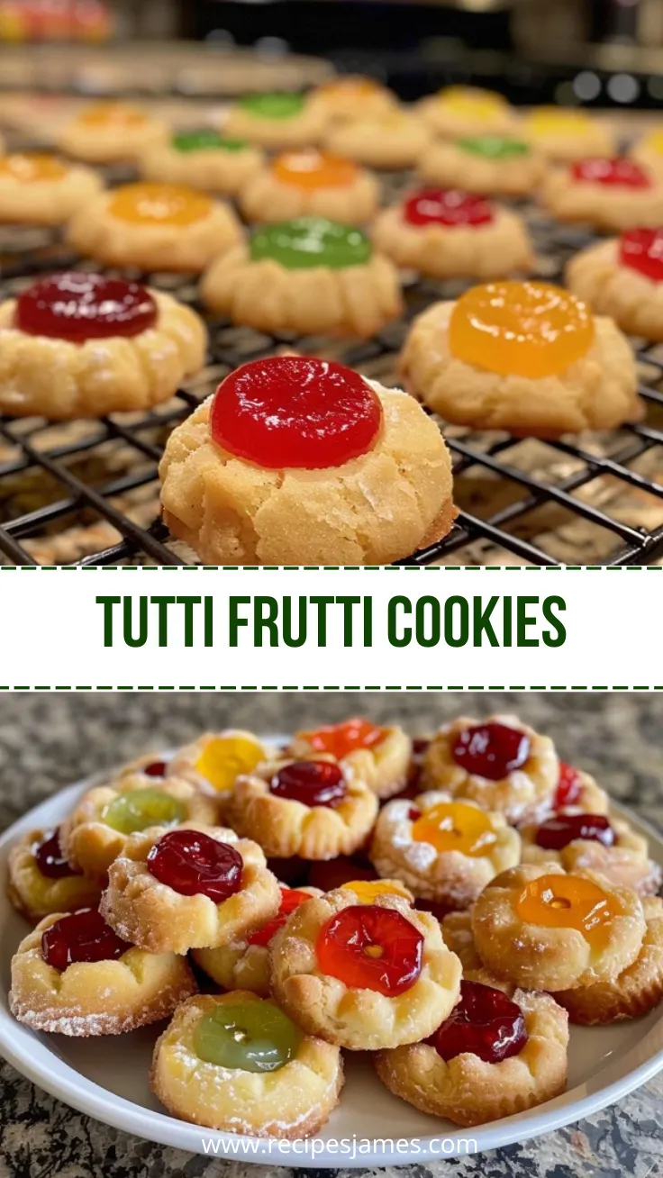 Home 42 Tutti Frutti Thumbprint Cookies Easy Recipe