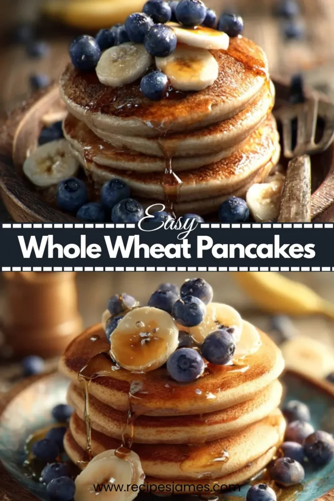 Whole Wheat Pancakes Recipe | Healthy Breakfast Made Easy 2 Whole Wheat Pancakes Recipe | Healthy Breakfast Made Easy