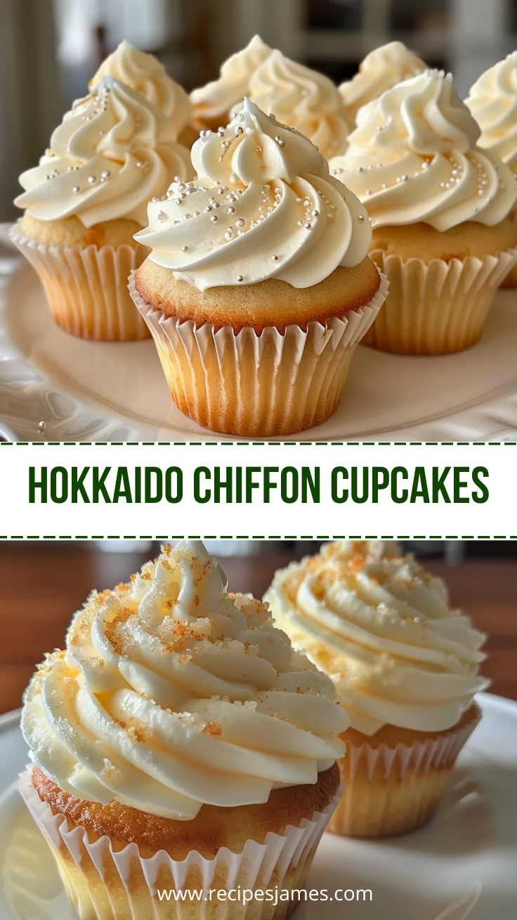 Home 30 Hokkaido Chiffon Cupcakes (Soft & Creamy Japanese Dessert)