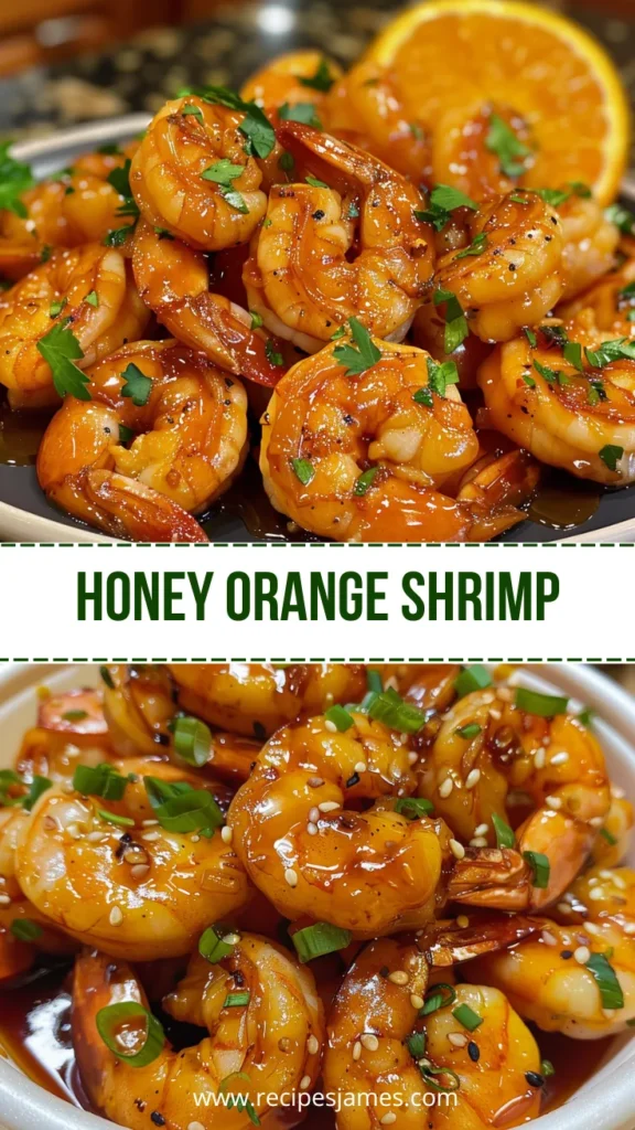 Honey Orange Shrimp (Sweet & Tangy 20-Minute Recipe) 2 Honey Orange Shrimp