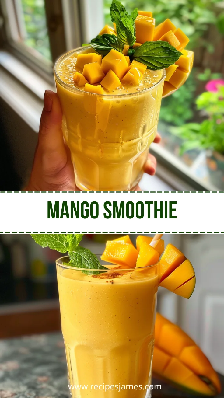 Home 39 Mango Smoothie Recipe (Easy Healthy Summer Drink)