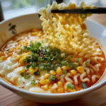 Korean Corn Cheese Instant Ramen Noodles Recipe 3 Korean Corn Cheese Instant Ramen Noodles Recipe
