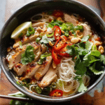 Vietnamese Noodles with Lemongrass Chicken 3 Vietnamese Noodles with Lemongrass Chicken