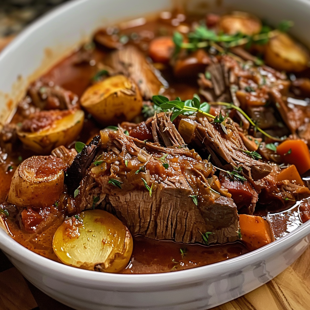 Home 42 Italian Pot Roast (Stracotto) - Flavorful Braised Comfort Food