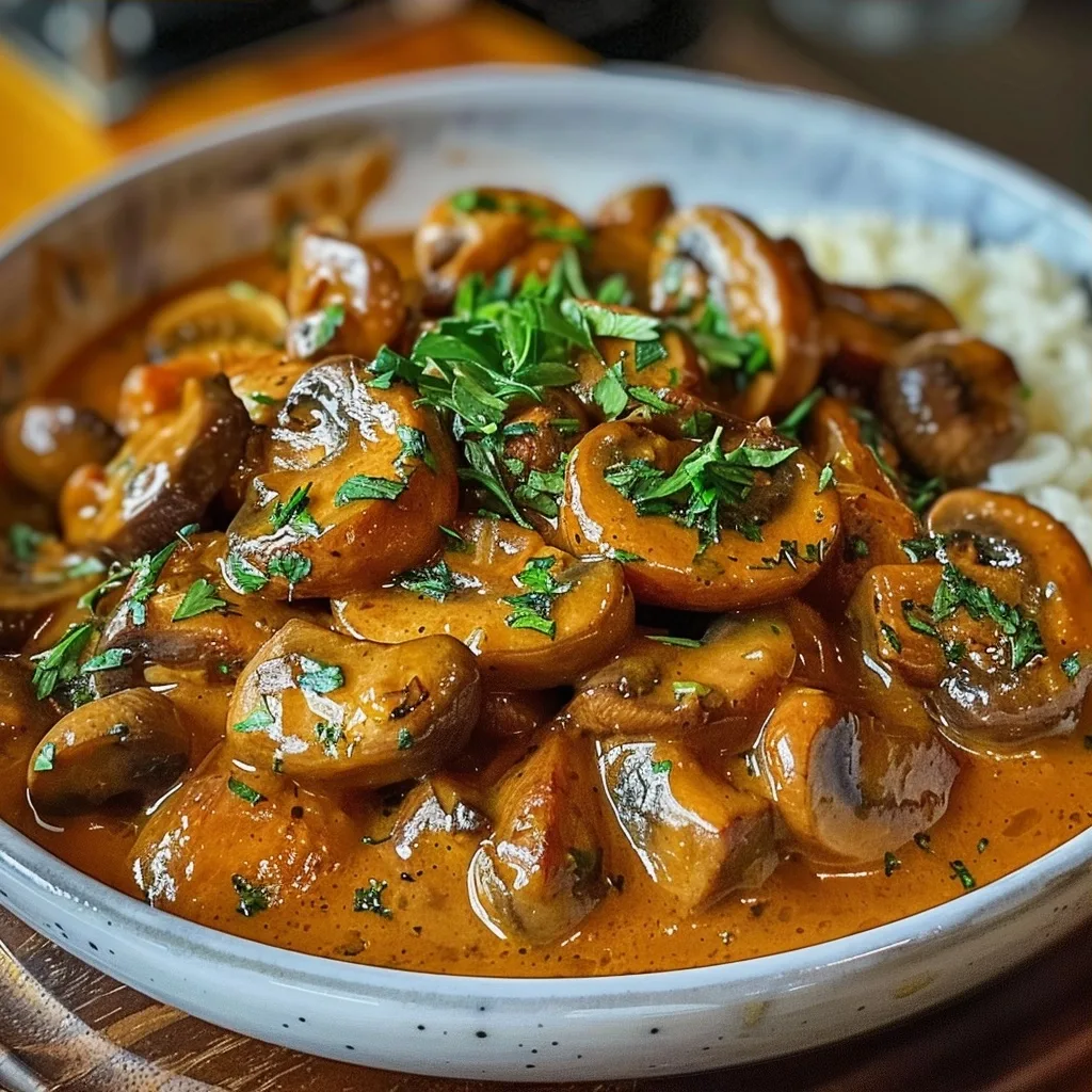 Home 40 Cozy Hungarian Mushroom Paprikash Comfort Dish