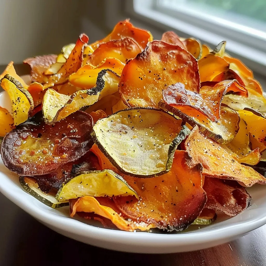 Home 40 Air Fryer Veggie Chips: Healthy & Crispy Snack