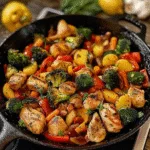 Chicken Veggie Skillet with Fresh Herbs 3 Chicken Veggie Skillet with Fresh Herbs