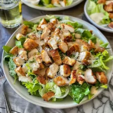 Chicken Caesar Salad Recipe without Bacon or Wine