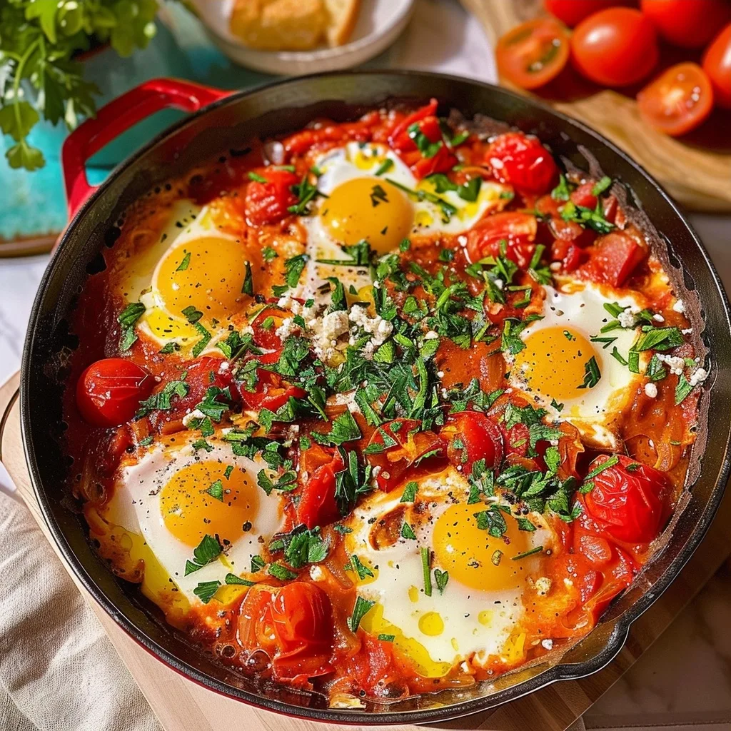 Home 42 Mediterranean Shakshuka: A Flavorful One-Pan Wonder