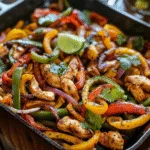Fajita-style chicken & peppers roasted to perfection 3 Fajita-style chicken & peppers roasted to perfection