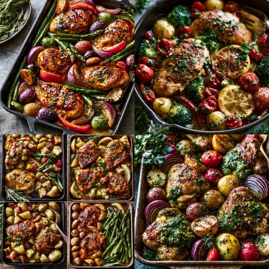 Home 65 20 Easy Sheet Pan and Skillet Chicken Dinners for Busy Weeknights