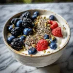Berry flaxseed yogurt bowl for a healthy start 3 Berry flaxseed yogurt bowl for a healthy start