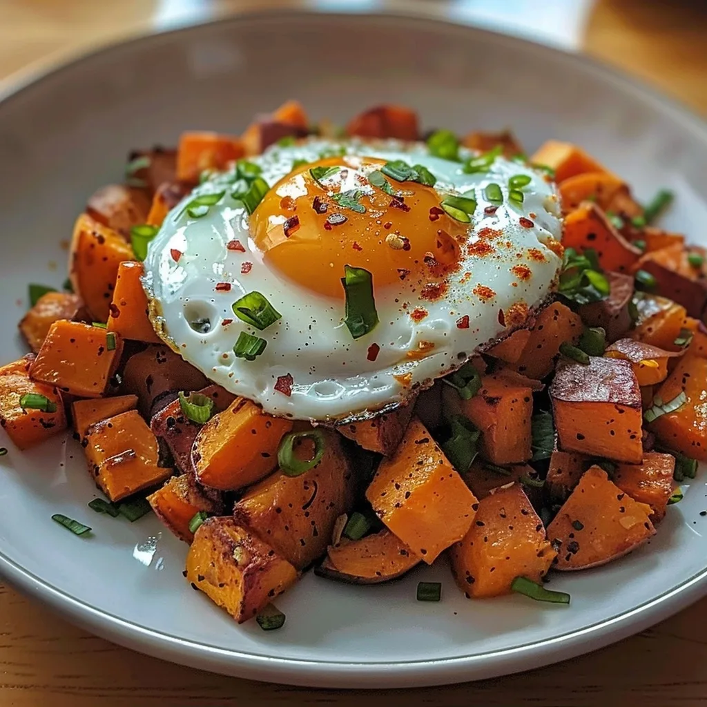 Home 62 Sweet potato & egg hash for a hearty breakfast