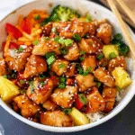 Teriyaki Chicken & Pineapple Sheet Pan Dinner 3 Teriyaki Chicken & Pineapple Sheet Pan Dinner