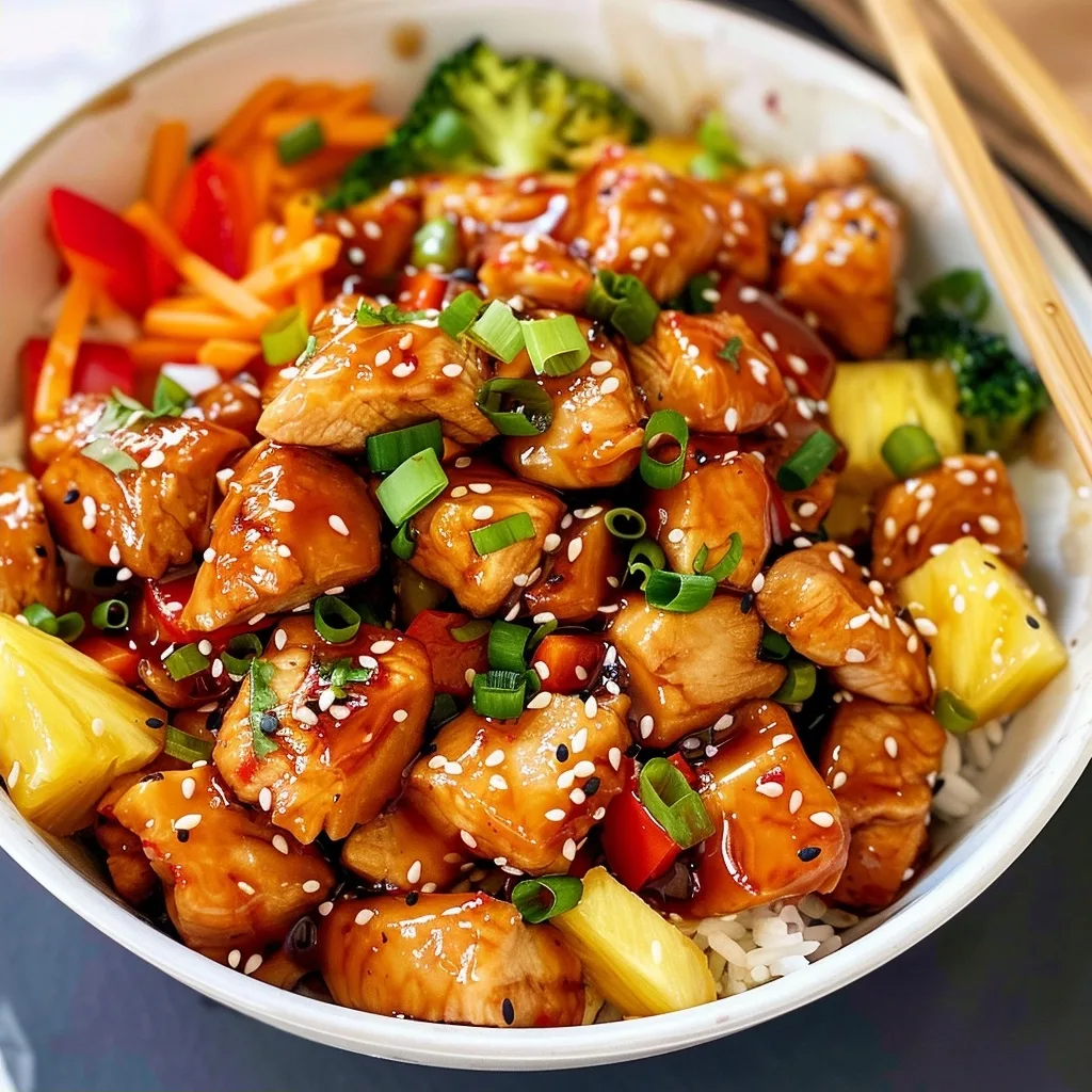 20 Easy Sheet Pan and Skillet Chicken Dinners for Busy Weeknights 9 Teriyaki Chicken & Pineapple Sheet Pan Dinner