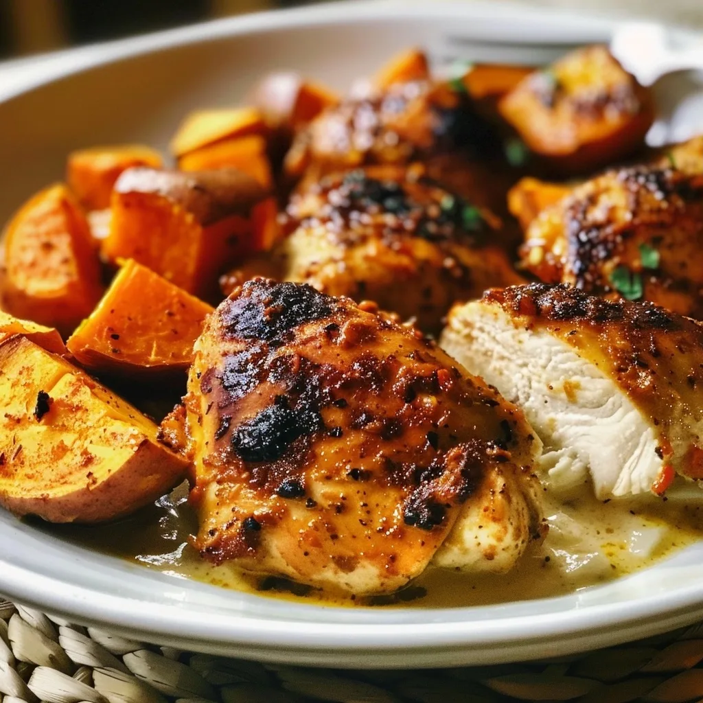 20 Easy Sheet Pan and Skillet Chicken Dinners for Busy Weeknights 11 Cajun chicken & sweet potato: The Ultimate Recipe