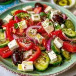 Classic Greek Salad (Horiatiki) Authentic Recipe 3 Classic Greek Salad (Horiatiki) Authentic Recipe