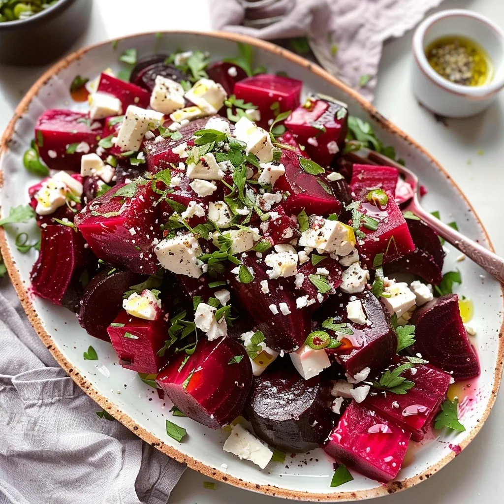 Home 39 Roasted beet & feta salad recipe