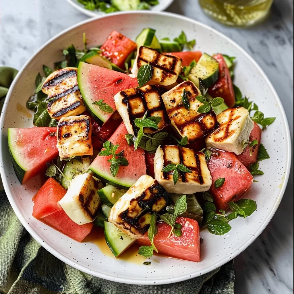 Home 63 Grilled Halloumi & Watermelon Salad: A Perfect Summer Dish