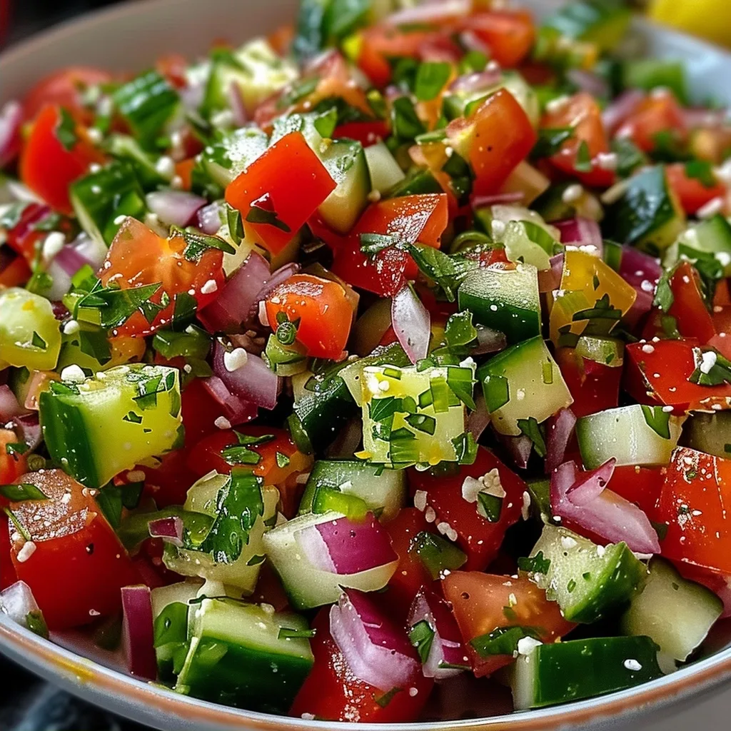 Home 62 Freshly Chopped Mediterranean Salad for Every Day