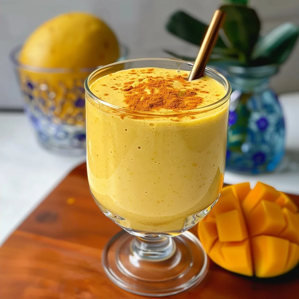Home 64 Golden turmeric smoothie for daily energy
