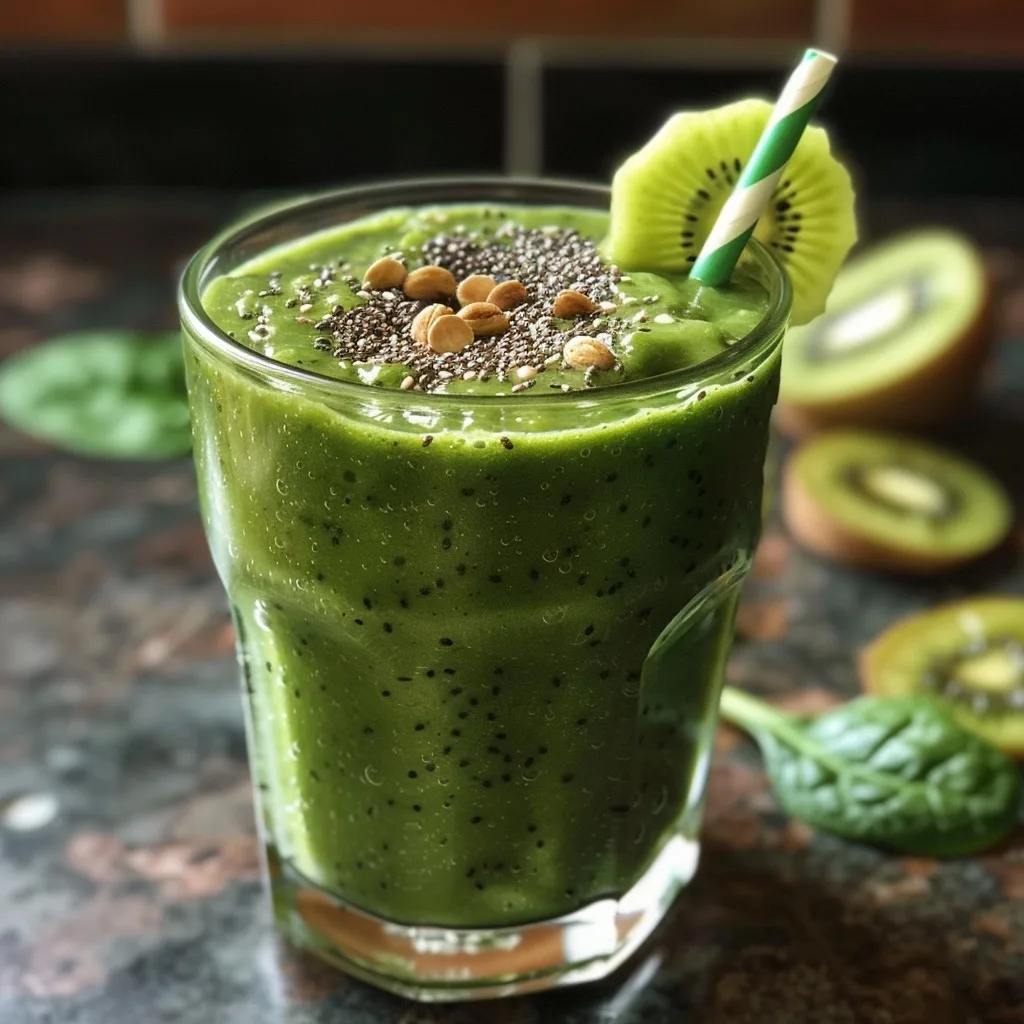 11 Nutrient-Packed Smoothie Recipes to Boost Energy, Immunity, and Vitality 6 Kiwi spinach & chia smoothie for a healthy start