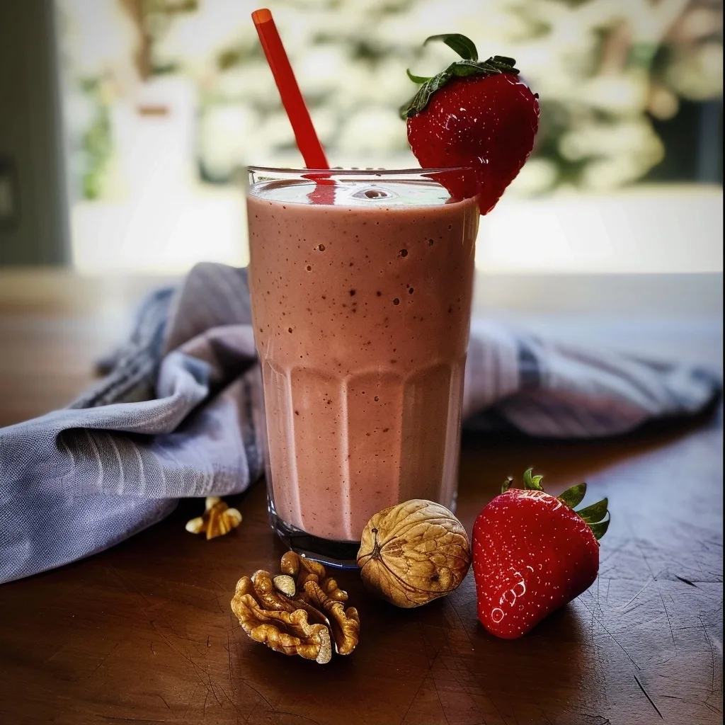 11 Nutrient-Packed Smoothie Recipes to Boost Energy, Immunity, and Vitality 11 Strawberry walnut anti-ox smoothie for health