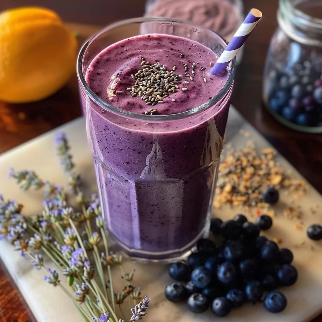 25+ Energizing Smoothie Recipes: The Ultimate Guide to Nutrient-Packed Blends for Every Need 8 Blueberry lavender smoothie: A refreshing healthy drink