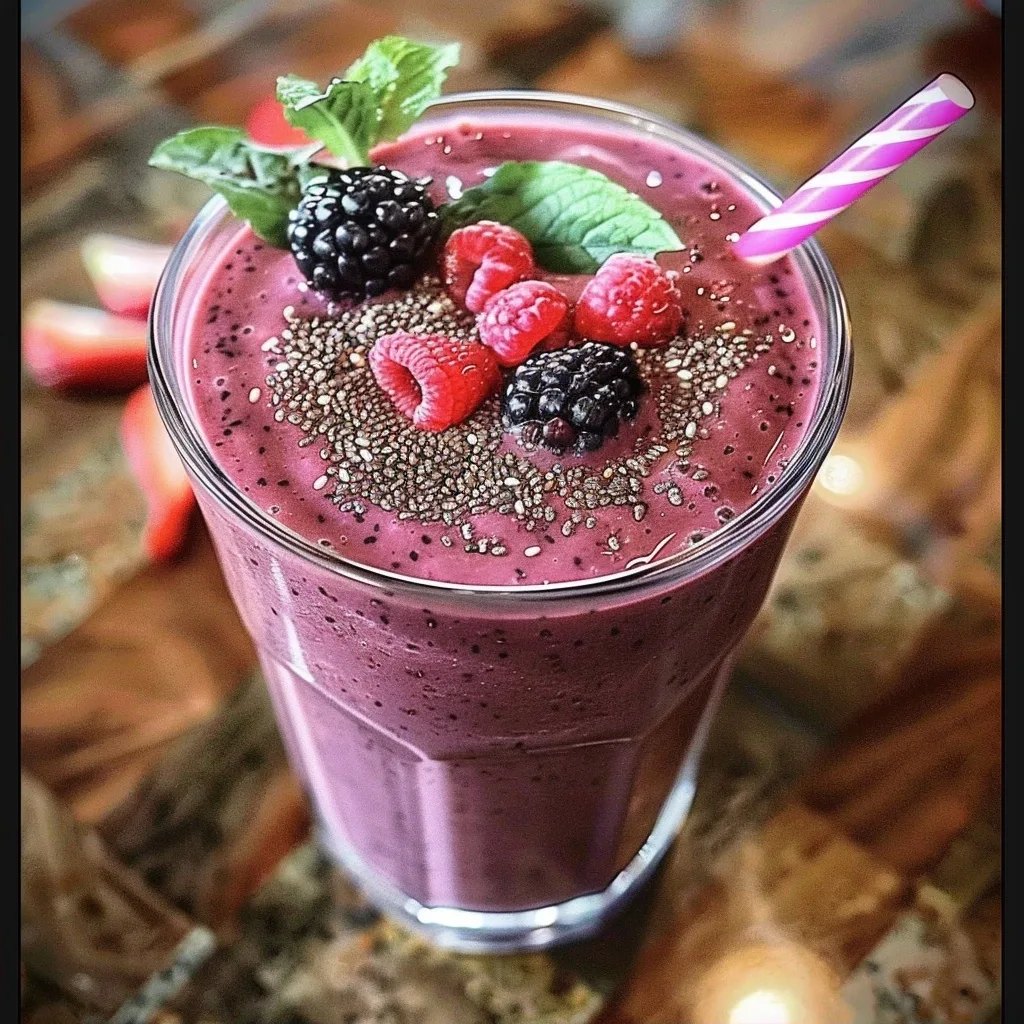Home 45 Triple Berry Chia Smoothie: A Nutrient-Dense Morning Energizer