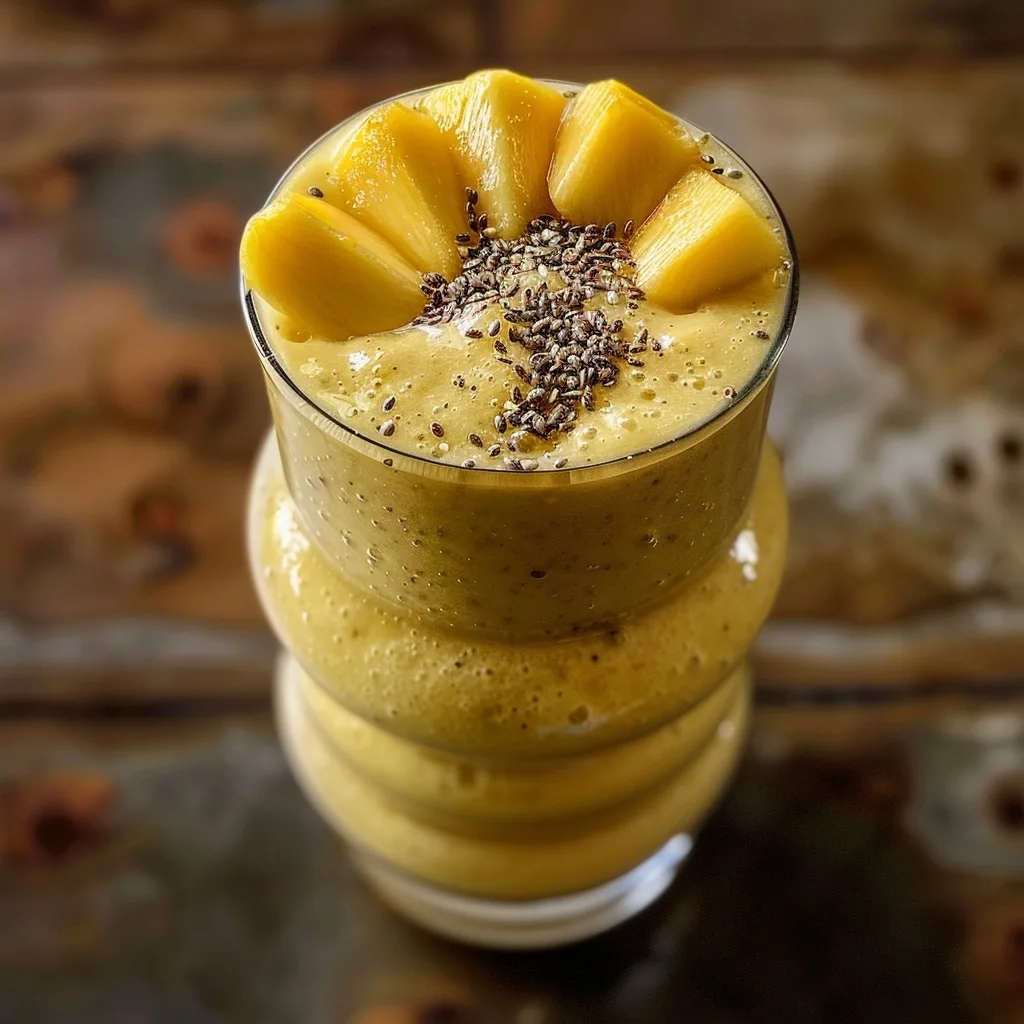 10 High-Fiber Energy Smoothies: The Ultimate Guide for Digestion and Vitality 4 Mango Flaxseed Tropical Smoothie Recipe