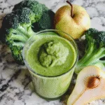 Broccoli & pear detox smoothie: Easy Refreshing Recipe 3 Broccoli & pear detox smoothie: Easy Refreshing Recipe