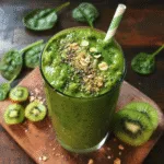 Kiwi spinach & psyllium smoothie for digestion 3 Kiwi spinach & psyllium smoothie for digestion
