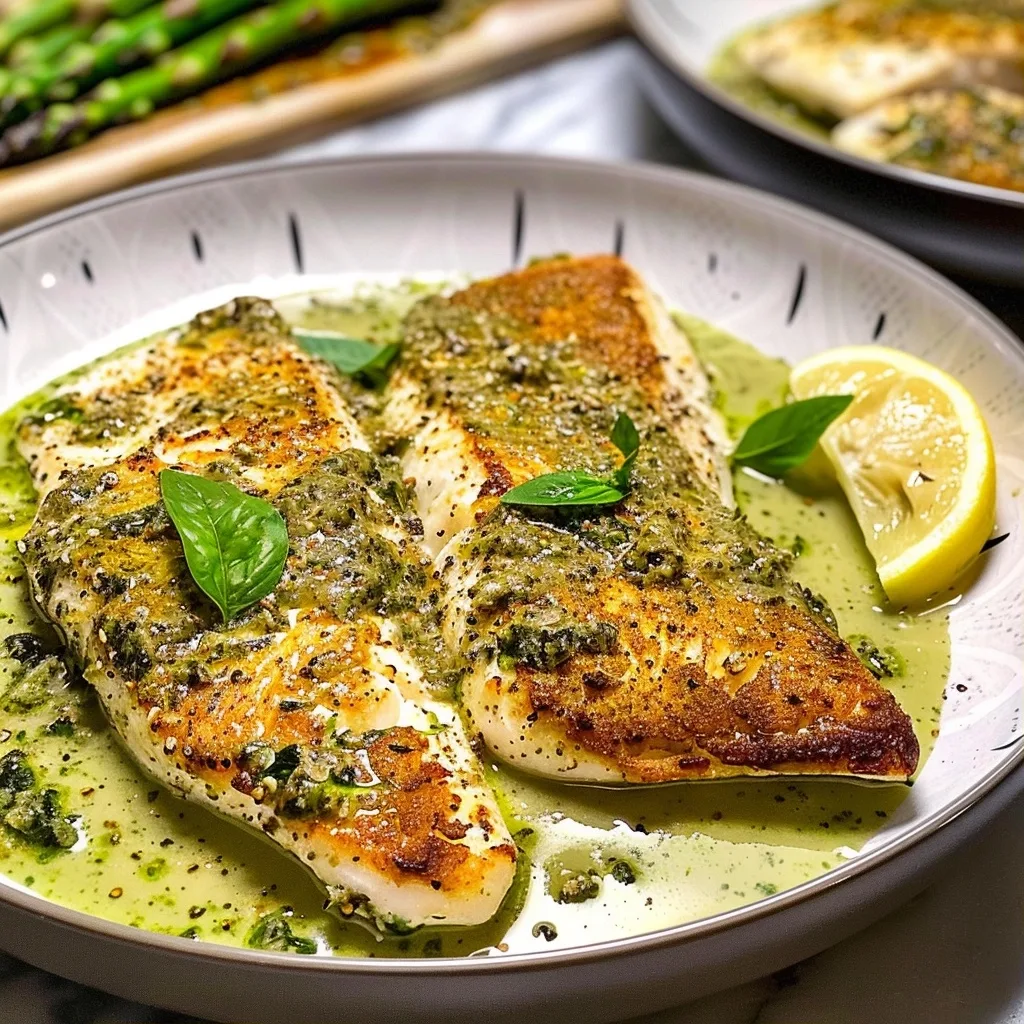 20 Quick & Healthy Sheet Pan Seafood Recipes for Busy Weeknights 9 Pesto Tilapia with Asparagus: A Quick Healthy Dinner