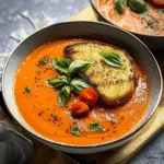 Roasted tomato & basil soup recipe for home cooks 3 Roasted tomato & basil soup recipe for home cooks