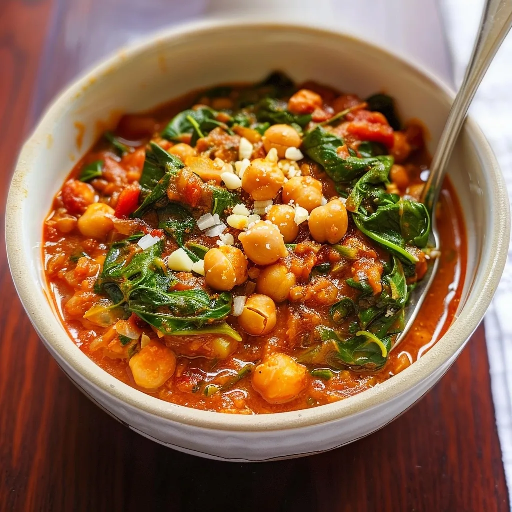 10 Global Soup & Stew Recipes: Hearty Mediterranean-Inspired Comfort Food for Every Night 10 Spinach & Chickpea Stew: A Hearty Plant-Based Dish