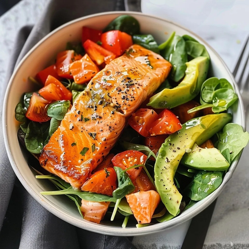 Home 53 Wild Salmon & Avocado Salad: A Nutrient-Dense Meal